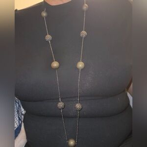 Elegant Gold Beaded Necklace